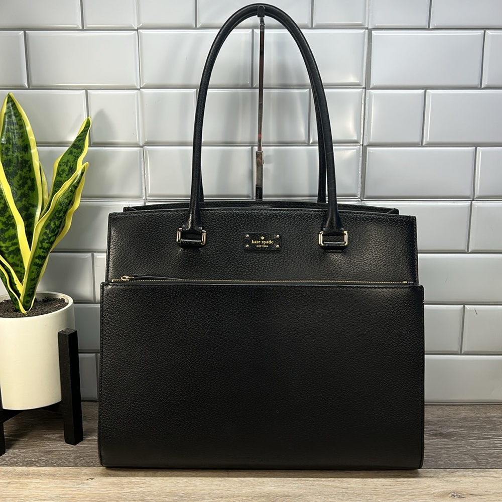 Kate Spade black large tote